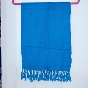 Blue scarf